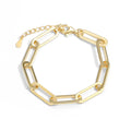 Luna Link Sterling Silver Chain Bracelet