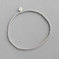 Luna Beaded Sterling Silver Bracelet