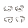 Luna Sterling Silver Adjustable Rings