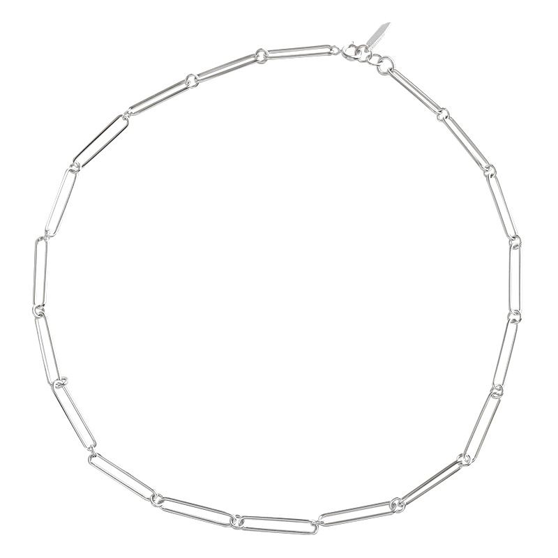 Celeste Link Sterling Silver Choker Necklace