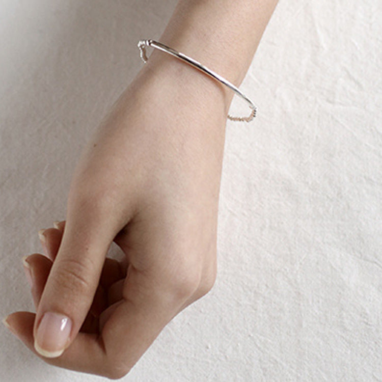 Luna Beaded Sterling Silver Bracelet