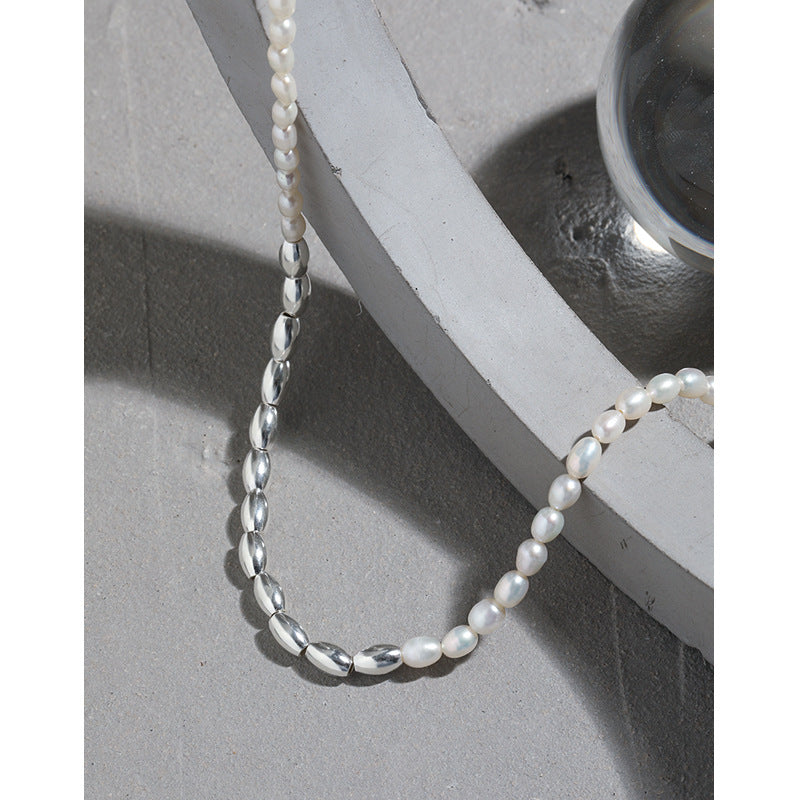 Aurielle Pearl Link Necklace