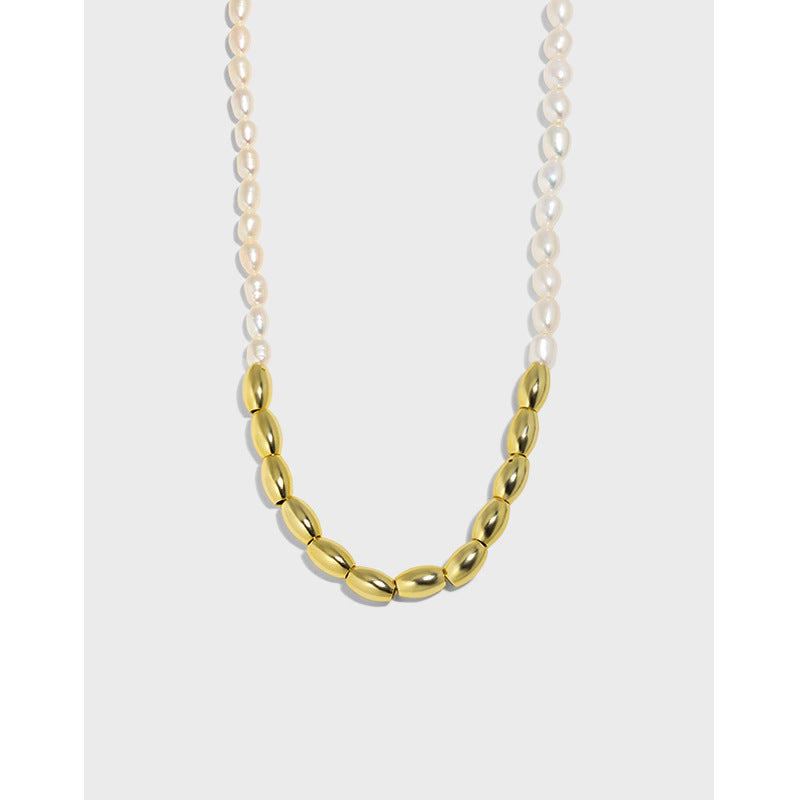 Aurielle Pearl Link Necklace