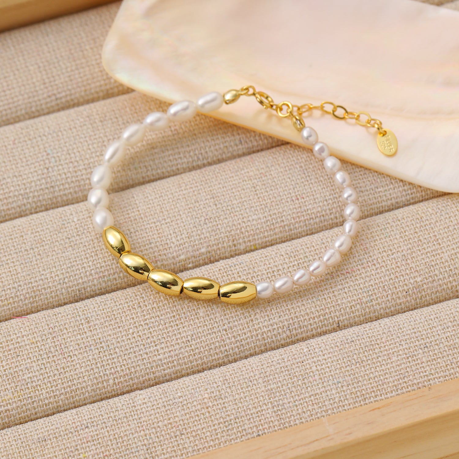 Aurora Pearl Sterling Silver Bracelet