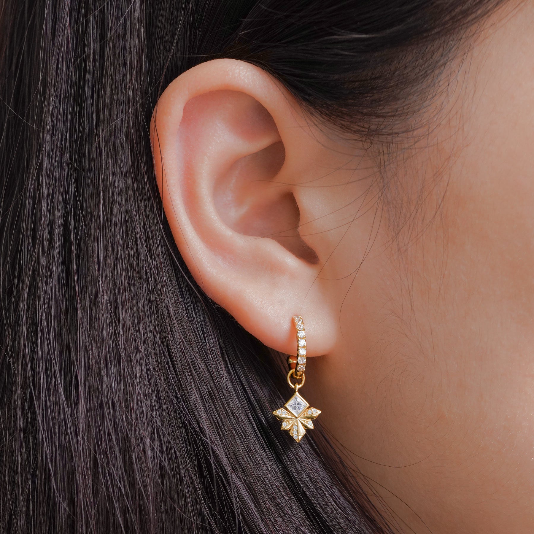 Honeybee Spark Sterling Silver Drop Earrings