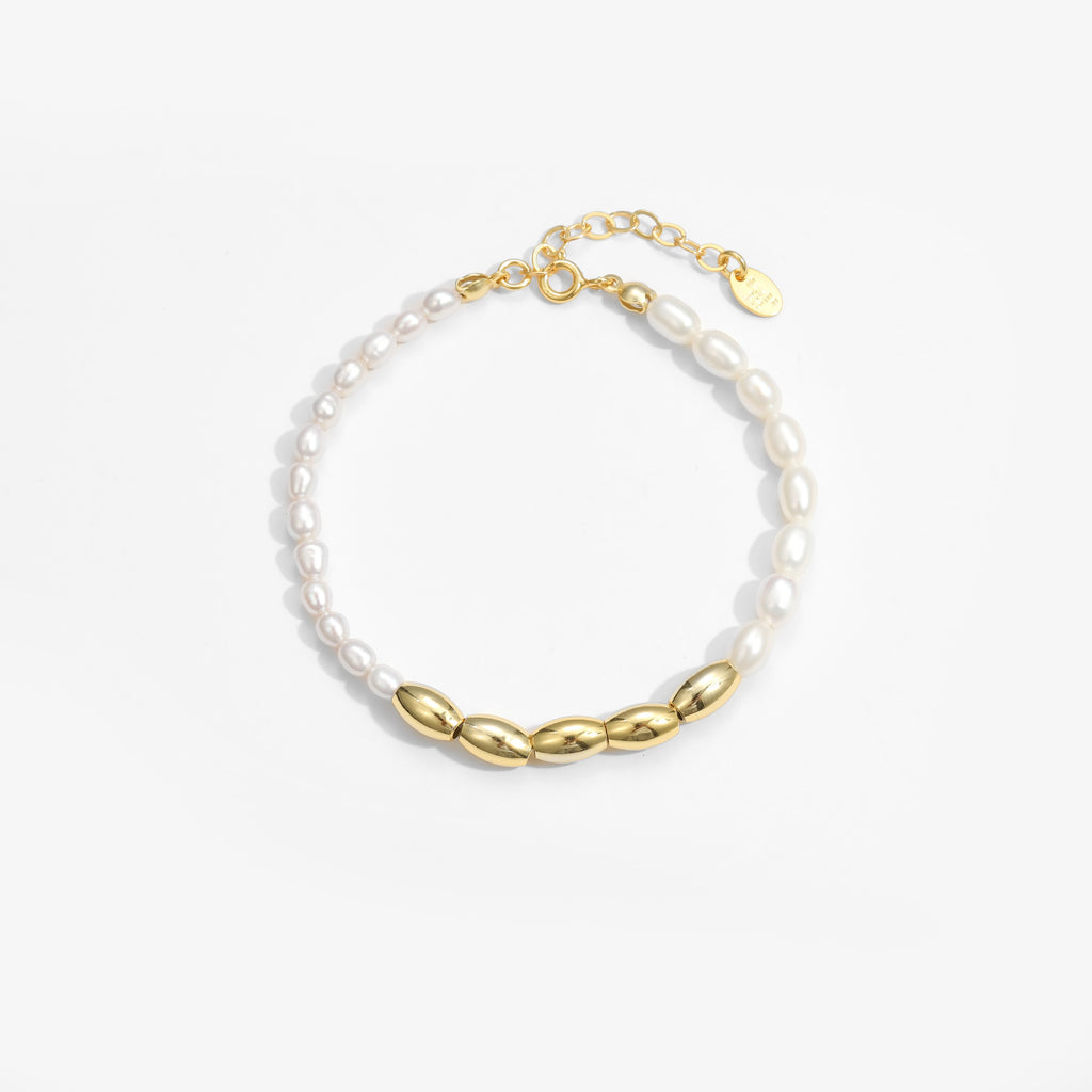 Aurora Pearl Sterling Silver Bracelet