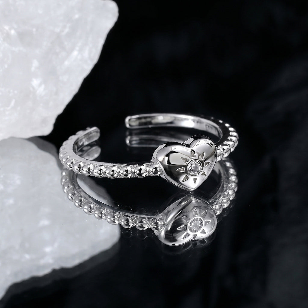 Celeste Heart Glow Ring