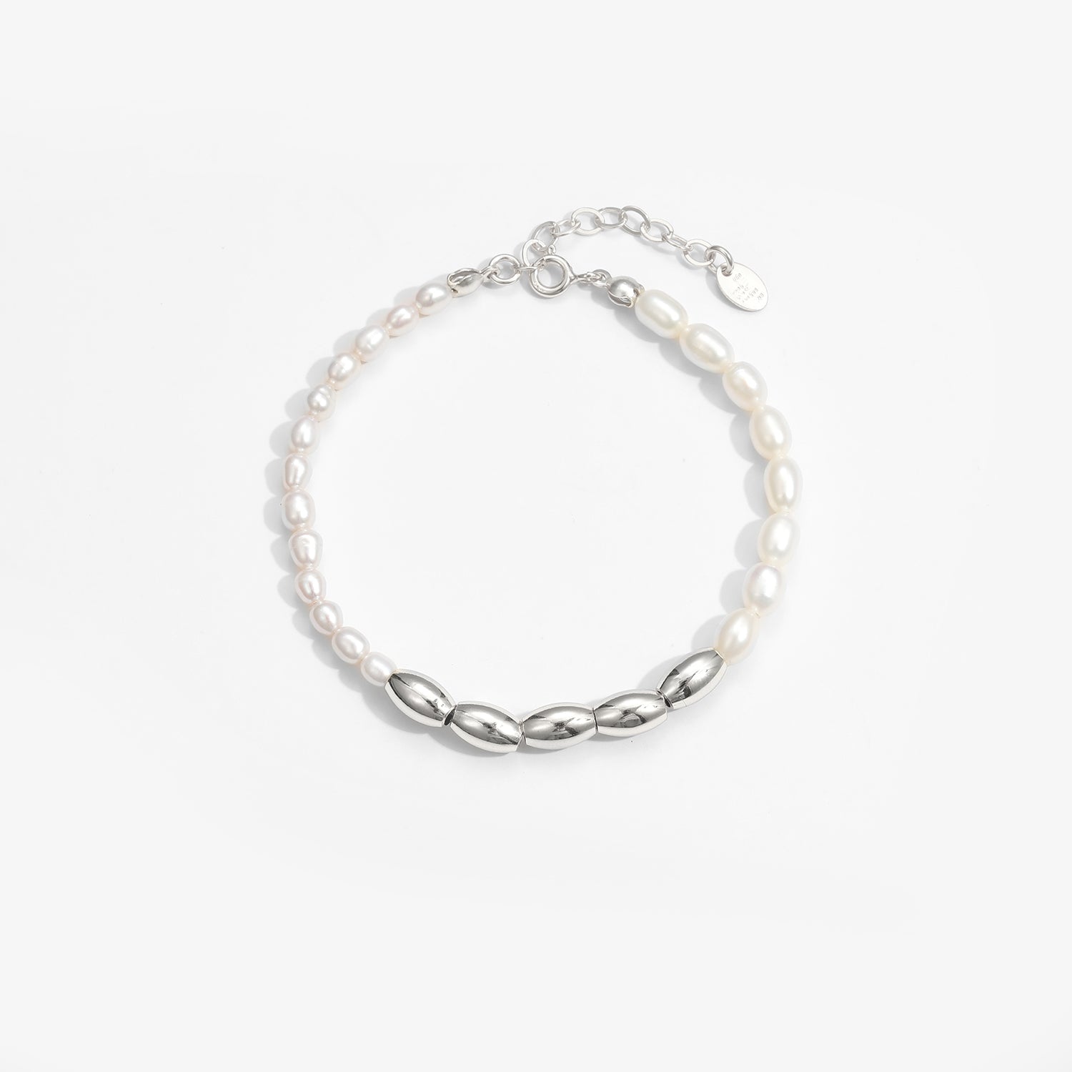 Aurora Pearl Sterling Silver Bracelet