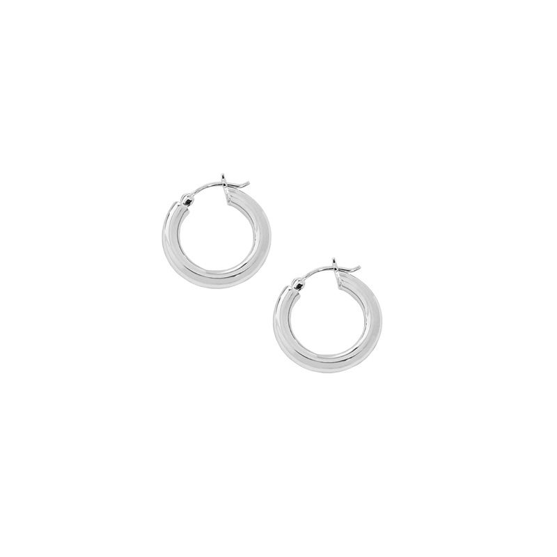 Essential Luxe Sterling Silver Huggie Hoops