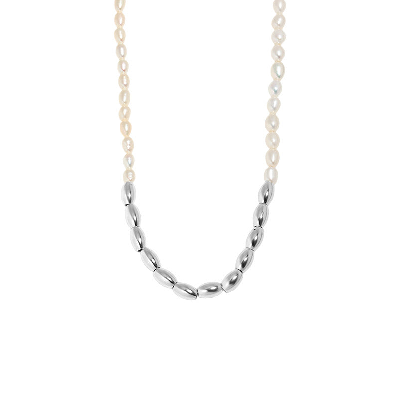 Aurielle Pearl Link Necklace