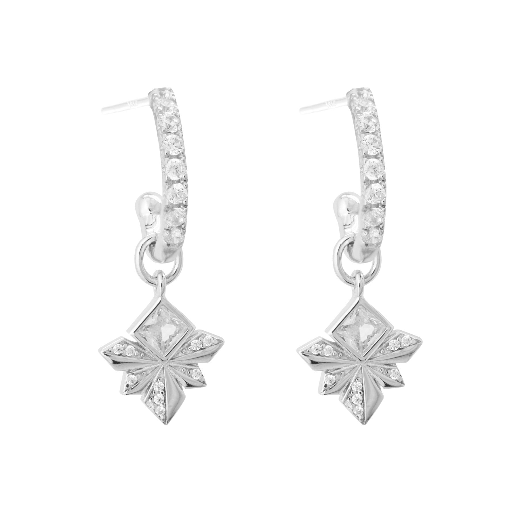 Honeybee Spark Sterling Silver Drop Earrings